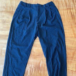 Urban Outfitters Menswear Pinstripe Relaxed Trousers M